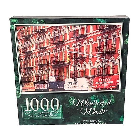 The Canadian Group Sure Lox 1000 piece puzzle "Wonderful World" NY City NEW - Picture 1 of 7